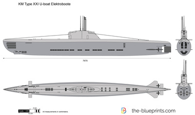 KM Type XXI U-boat Elektroboote