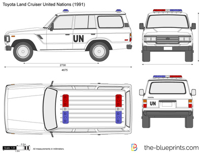 Toyota Land Cruiser United Nations