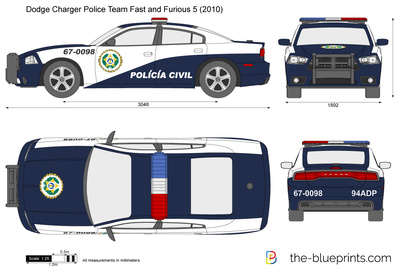 Dodge Charger Police Team Fast and Furious 5 (2010)