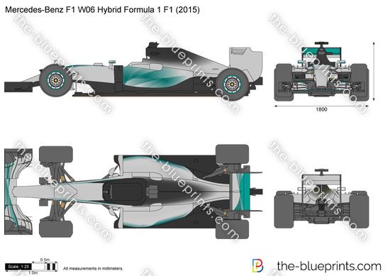 Mercedes-Benz F1 W06 Hybrid Formula 1 F1