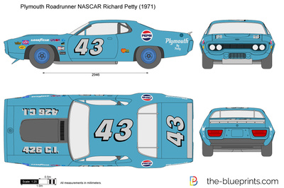 Plymouth Roadrunner NASCAR Richard Petty