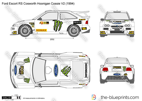 Ford Escort RS Cosworth Hoonigan Cossie V2