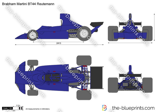 Brabham Martini BT44 Reutemann