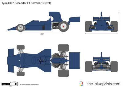 Tyrrell 007 Scheckter F1 Formula 1