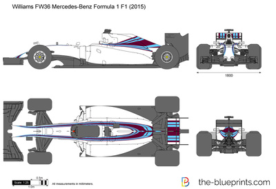 Williams FW36 Mercedes-Benz Formula 1 F1 (2015)