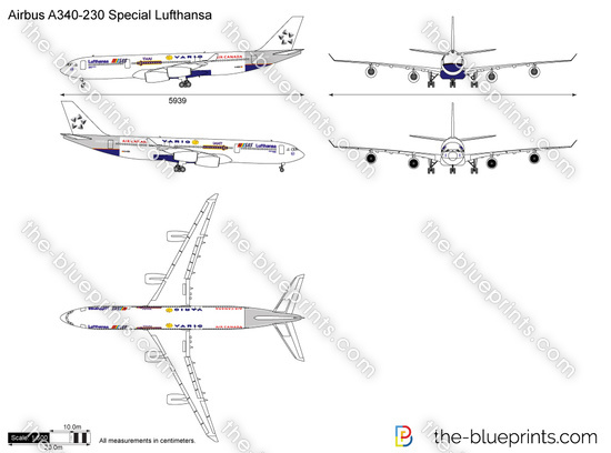 Airbus A340-230 Special Lufthansa