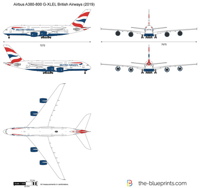 Airbus A380-800 G-XLEL British Airways (2019)
