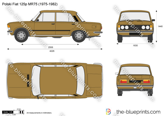 Polski Fiat 125p MR75