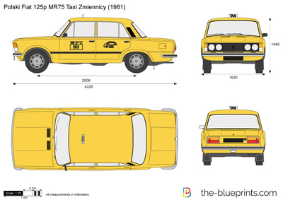 Polski Fiat 125p MR75 Taxi Zmiennicy