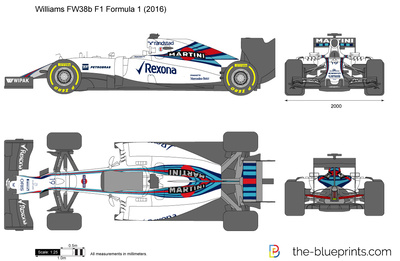 Williams FW38b F1 Formula 1 (2016)