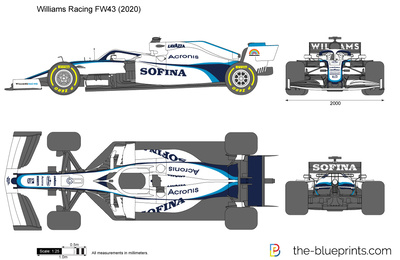 Williams Racing FW43 F1 Formula 1 (2020)