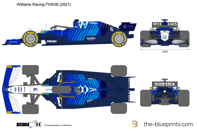 Williams Racing FW43B F1 Formula 1 (2021)