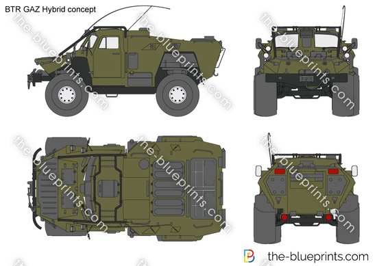BTR GAZ Hybrid concept