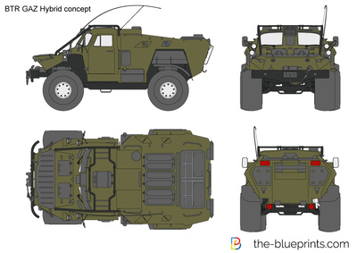 BTR GAZ Hybrid concept