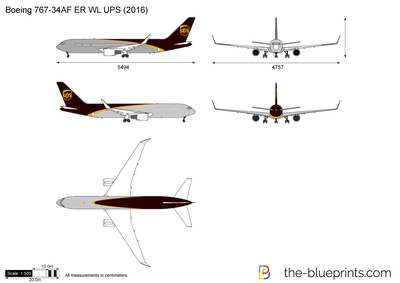 Boeing 767-34AF ER WL UPS