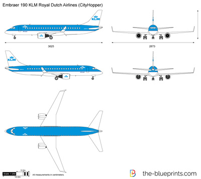 Embraer 190 KLM Royal Dutch Airlines (CityHooper)