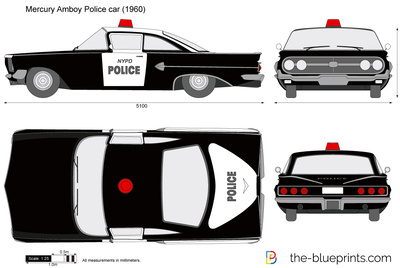 Mercury Amboy Police car (1960)