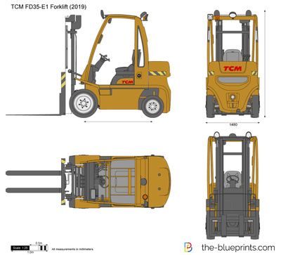 TCM FD35-E1 Forklift (2019)