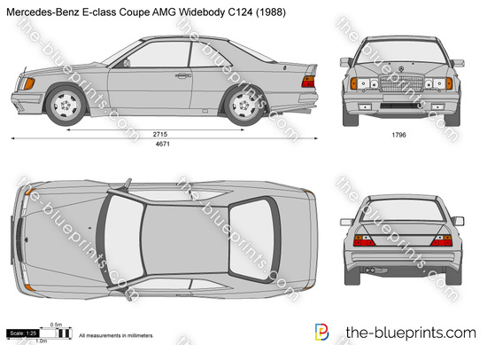 Mercedes-Benz E-class Coupe AMG Widebody C124