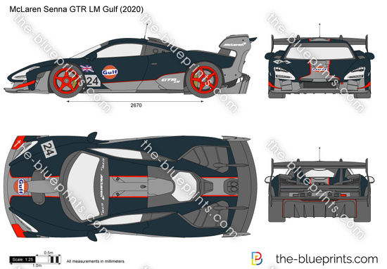 McLaren Senna GTR LM Gulf