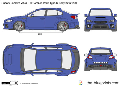 Subaru Impreza WRX STI Corazon Wide Type-R Body Kit