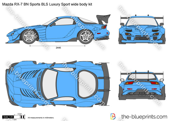 Mazda RX-7 BN Sports BLS Luxury Sport wide body kit
