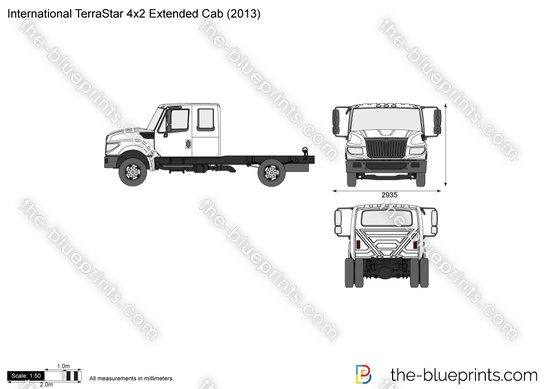 International TerraStar 4x2 Extended Cab