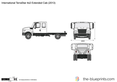 International TerraStar 4x2 Extended Cab