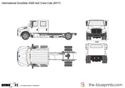 International DuraStar 4300 4x2 Crew Cab (2017)