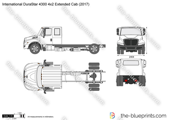 International DuraStar 4300 4x2 Extended Cab