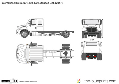 International DuraStar 4300 4x2 Extended Cab (2017)