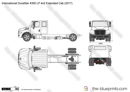 International DuraStar 4300 LP 4x2 Extended Cab