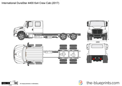 International DuraStar 4400 6x4 Crew Cab (2017)