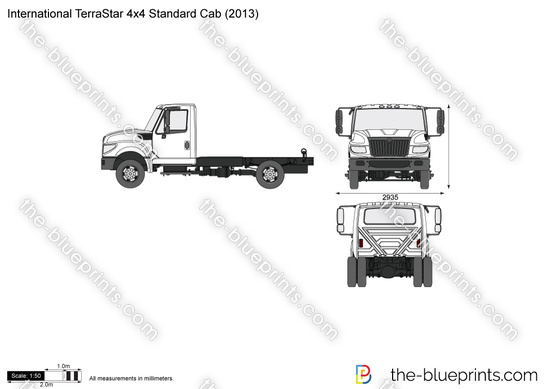 International TerraStar 4x4 Standard Cab