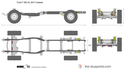 Ford F 550 XL chassis