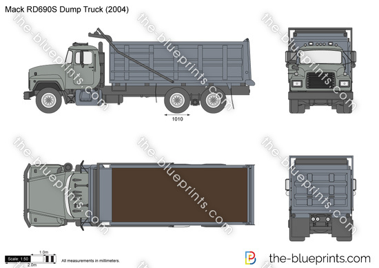 Mack RD690S Dump Truck