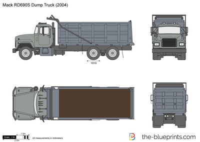 Mack RD690S Dump Truck (2004)