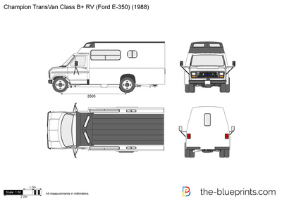 Champion TransVan Class B+ RV (Ford E-350) (1988)