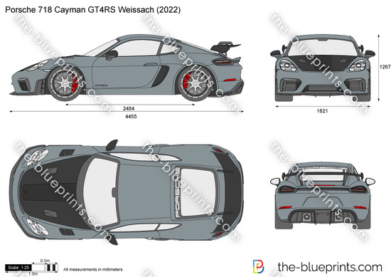 Porsche 718 Cayman GT4RS Weissach