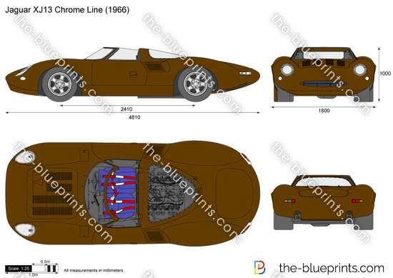 Jaguar XJ13 Chrome Line