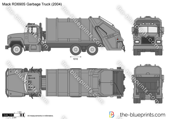 Mack RD690S Garbage Truck
