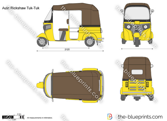Set Auto Rickshaw Line Drawing Vector Stock-vektor (royaltyfri) 2194989891  | Shutterstock
