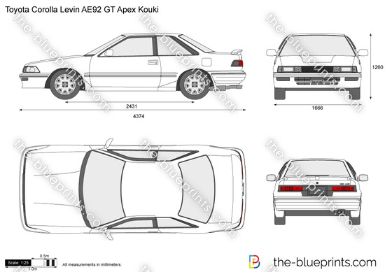 Toyota Corolla Levin AE92 GT Apex Kouki