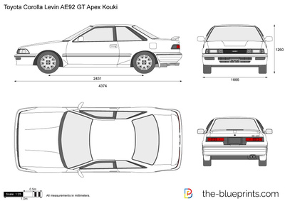 Toyota Corolla Levin AE92 GT Apex Kouki (1992)