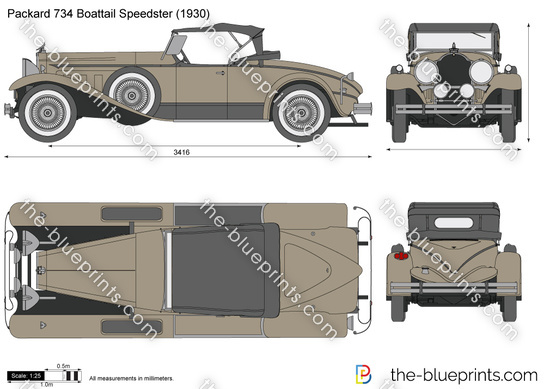 Packard 734 Boattail Speedster