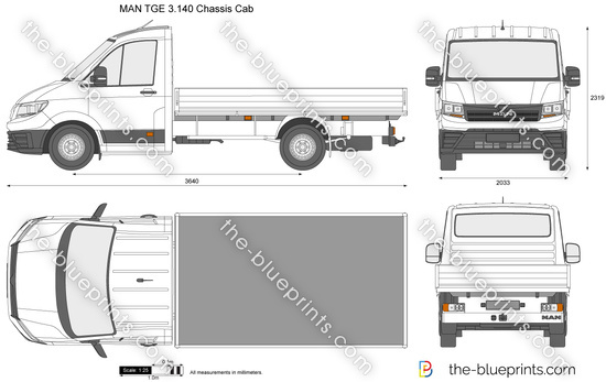 MAN TGE 3.140 Chassis Cab
