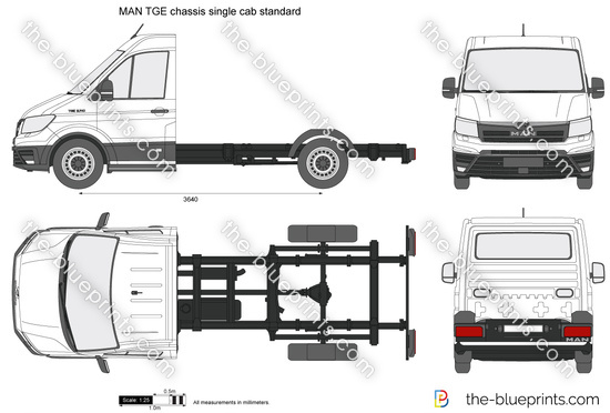 MAN TGE chassis single cab standard