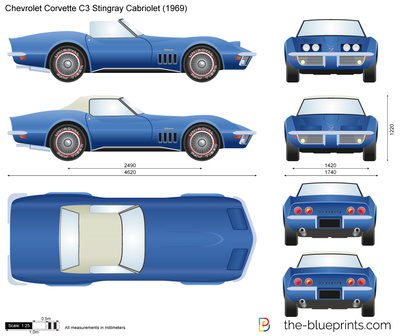 Chevrolet Corvette C3 Stingray Cabriolet (1969)