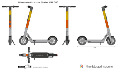 Whoosh electric scooter Ninebot MAX G30
