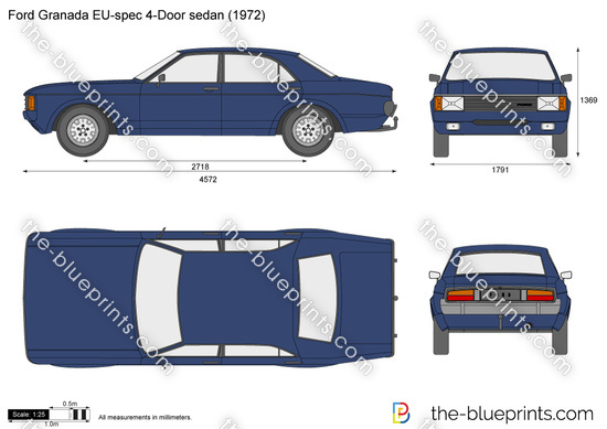 Ford Granada EU-spec 4-Door sedan